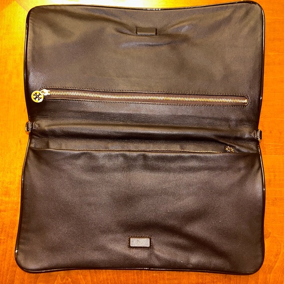 Tory Burch Reva bronze clutch handbag. ON SALE FOR 30%OFF ALL OFFERS ACCEPTED - Picture 3 of 6